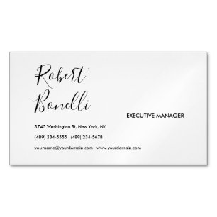 CARTE DE VISITE MAGNÉTIQUE