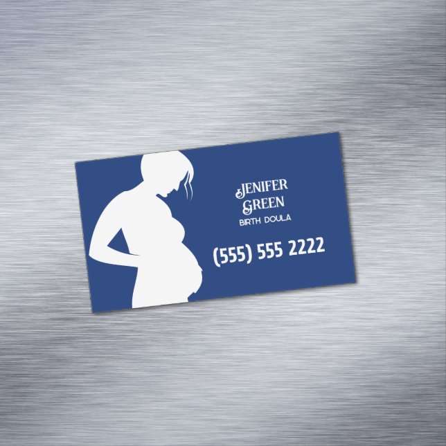 Carte De Visite Magnétique Accompagnante à la naissance (In Situ)