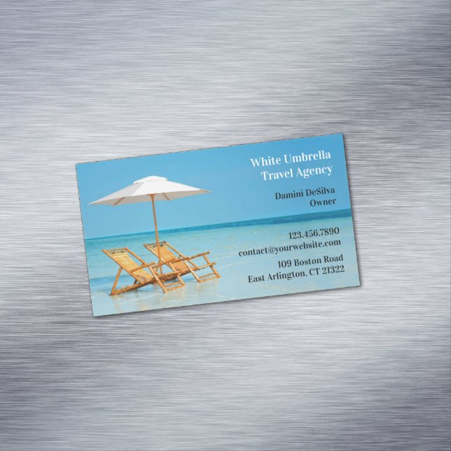 Carte De Visite Magnétique Agence de voyages (In Situ)