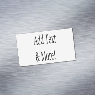 Carte De Visite Magnétique Ajouter du texte et plus ! Customisez votre propre