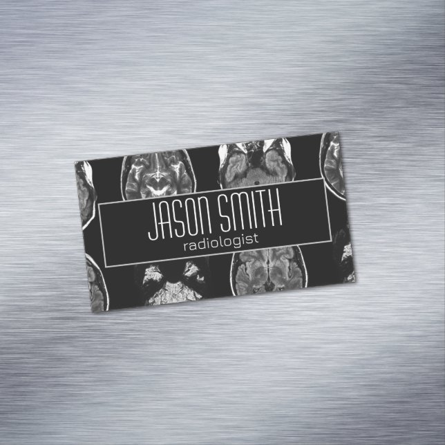 Carte De Visite Magnétique Analyse IRM du cerveau (In Situ)