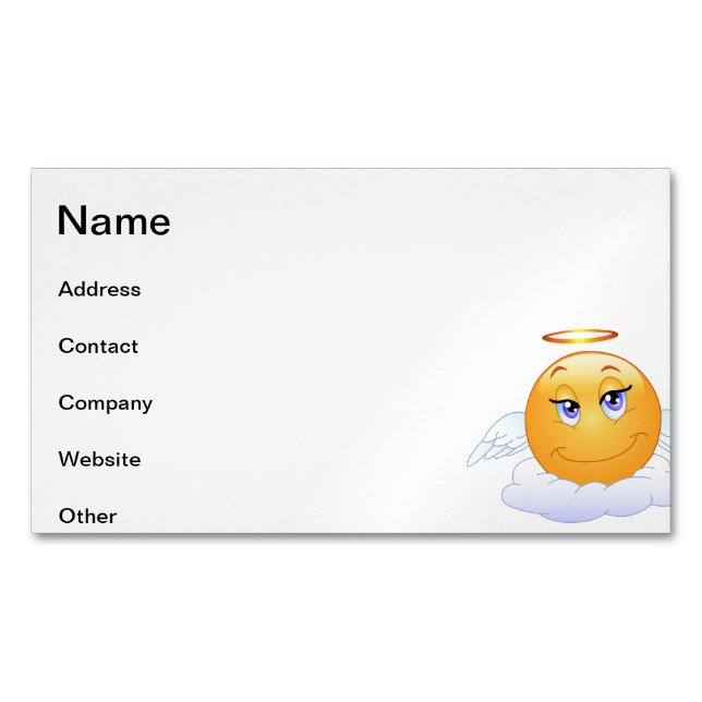 Carte De Visite Magnétique Angel (devant)