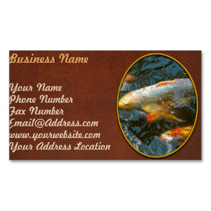 Carte De Visite Magnétique Animal - Poisson - Conférer bonne chance