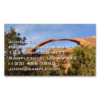 Carte De Visite Magnétique Arc de paysage dans le parc national des Arches