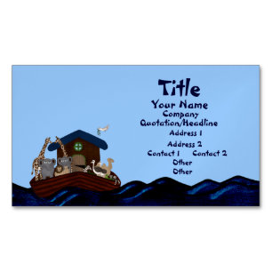 Carte De Visite Magnétique Arche de Noé