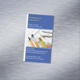 Carte De Visite Magnétique Architecture