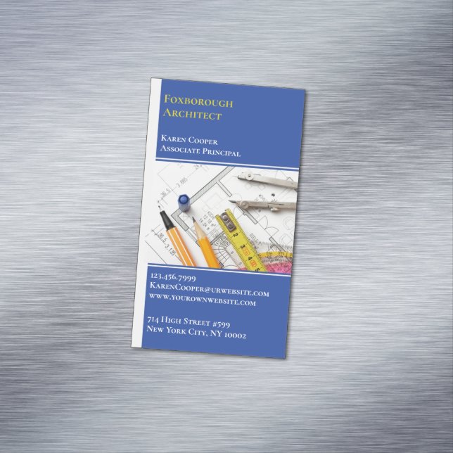 Carte De Visite Magnétique Architecture (In Situ)