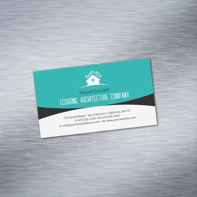 Carte De Visite Magnétique Architecture | Eco Home Architect (In Situ)