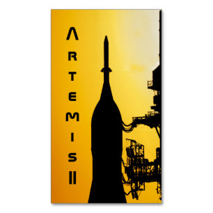 Carte De Visite Magnétique Artemis II vers la plateforme de lancement