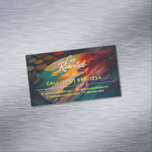 Carte De Visite Magnétique Artiste   Professionnel