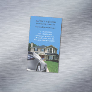 Carte De Visite Magnétique Assurance