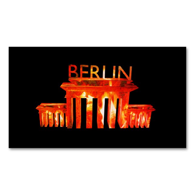 Carte De Visite Magnétique Berlin (devant)