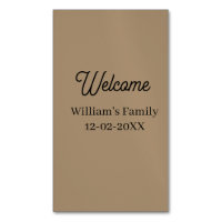 Bienvenue à la maison ajout du nom de famille inau