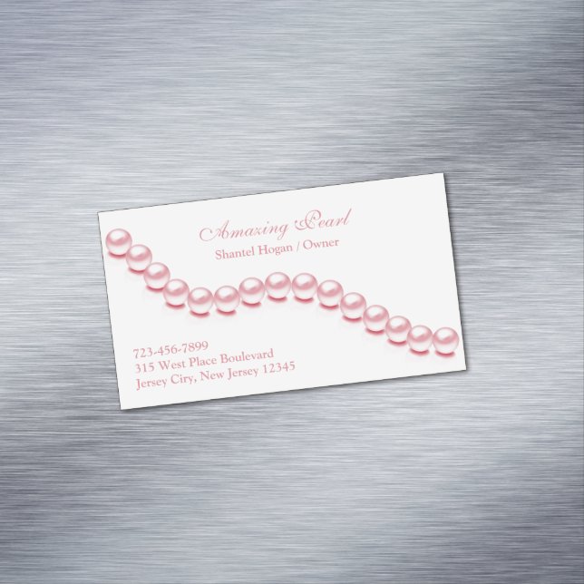 Carte De Visite Magnétique Bijoux Pearl (In Situ)