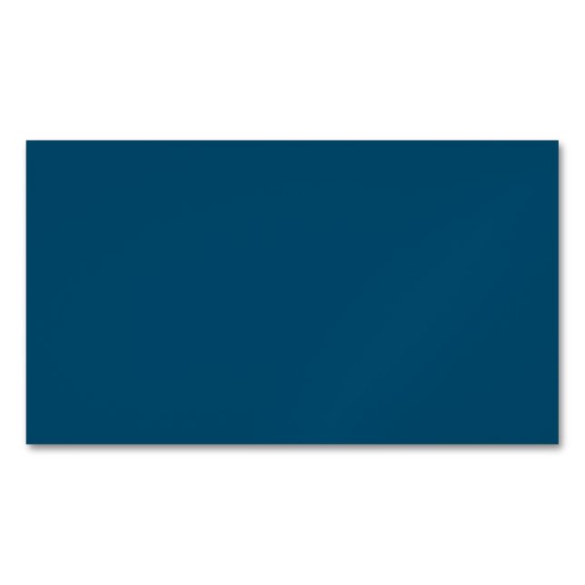 Carte De Visite Magnétique Bleu métallique, Bleu ardoise, Bleu petit, (devant)