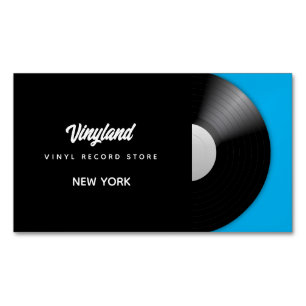 Carte De Visite Magnétique Boutique vinyle