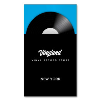 Carte De Visite Magnétique Boutique vinyle
