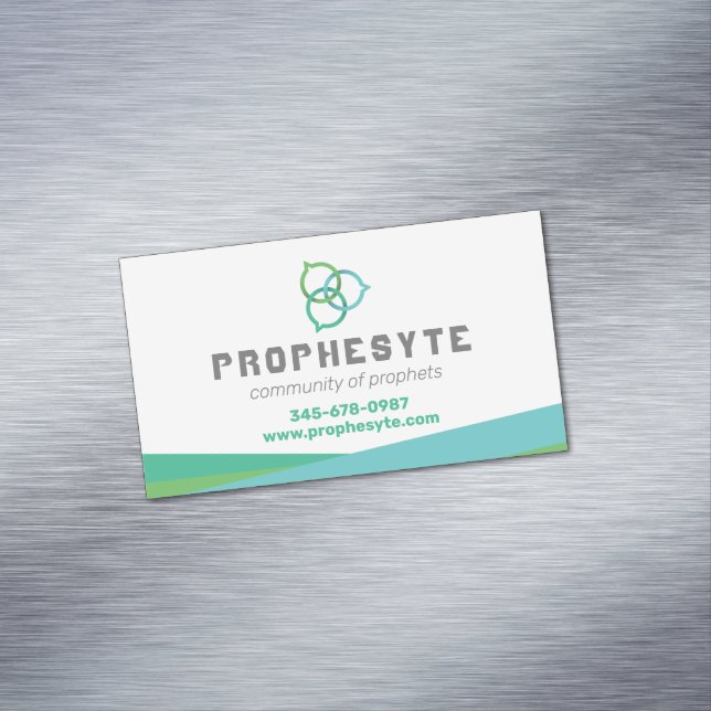 Carte De Visite Magnétique Bulles Conversations de Trinité (In Situ)