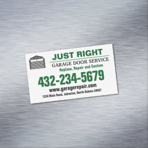 Carte De Visite Magnétique Carte magnétique de service de porte de garage pro