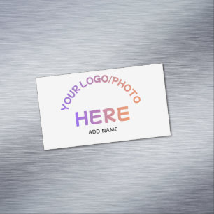 Carte De Visite Magnétique Carte magnétique publicitaire avec logo d'entrepri
