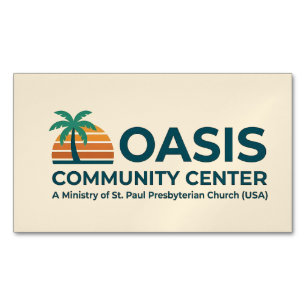 Carte De Visite Magnétique Centre communautaire magnétique Oasis