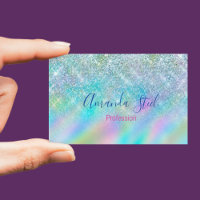 Chic iridescente ombre bleu fausse parties scintil