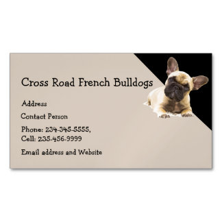 Carte De Visite Magnétique Chien de chien familier Animaux de chien Logo Busi