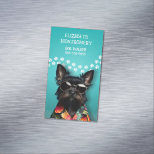 Carte De Visite Magnétique Chien Walker