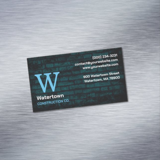 Carte De Visite Magnétique Chimney de maçonnerie de construction (In Situ)