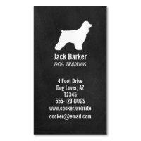 Cocker Spaniel Silhouette Chien race verticale