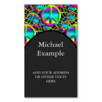 Coloré PEACE motif sans faille + vos idées