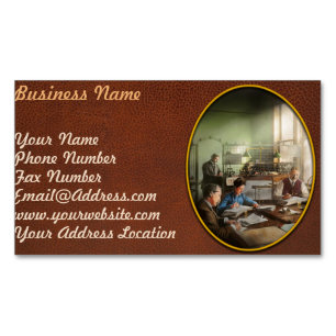 Carte De Visite Magnétique Comptable - Le département de comptabilité 1902