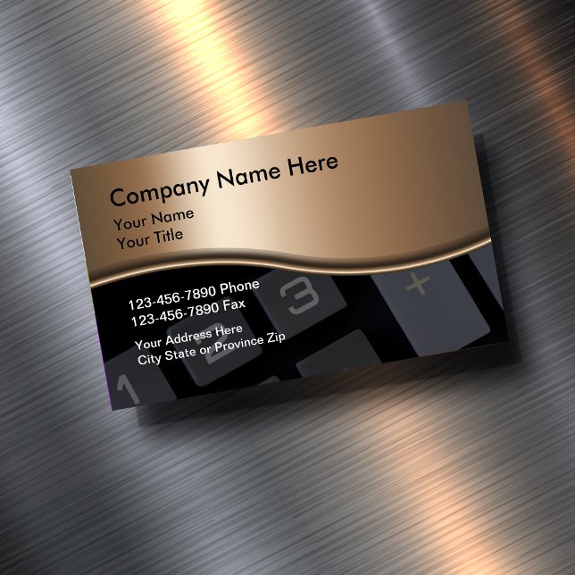 Carte De Visite Magnétique Comptable professionnel CPA (Créateur téléchargé)