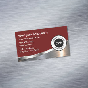 Carte De Visite Magnétique Comptable professionnel CPA