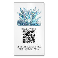 *~* Cosmique étincelant Magique bleu cristal QR