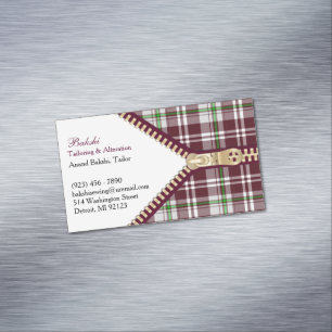 Carte De Visite Magnétique Couture sur mesure