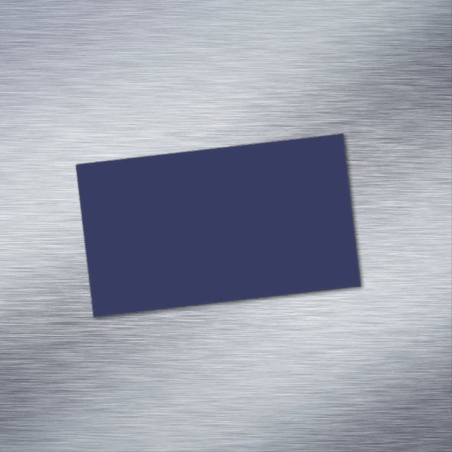 Carte De Visite Magnétique Create Your Own navy blue Custom personalized (In Situ)