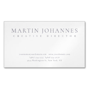 Carte De Visite Magnétique Créatif Extra Pro Élégant Professionnel Simple