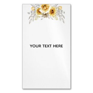 Carte De Visite Magnétique Créez votre propre floral 