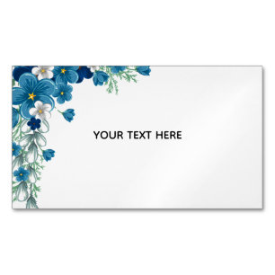 Carte De Visite Magnétique Créez Votre Propre Floral