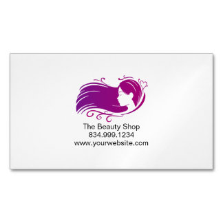 Carte De Visite Magnétique Custom Beauty Salon Magnetic Business Card
