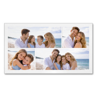 Carte De Visite Magnétique Custom Personalized Family Photo