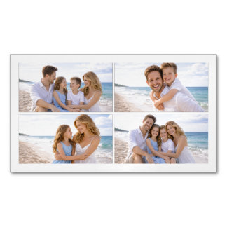 Carte De Visite Magnétique Custom Personalized Family Photo
