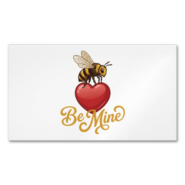 Carte De Visite Magnétique Cute Be Mine Honeycomb  (devant)