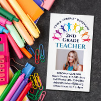 Cute Rainbow Enseignant de l'école primaire