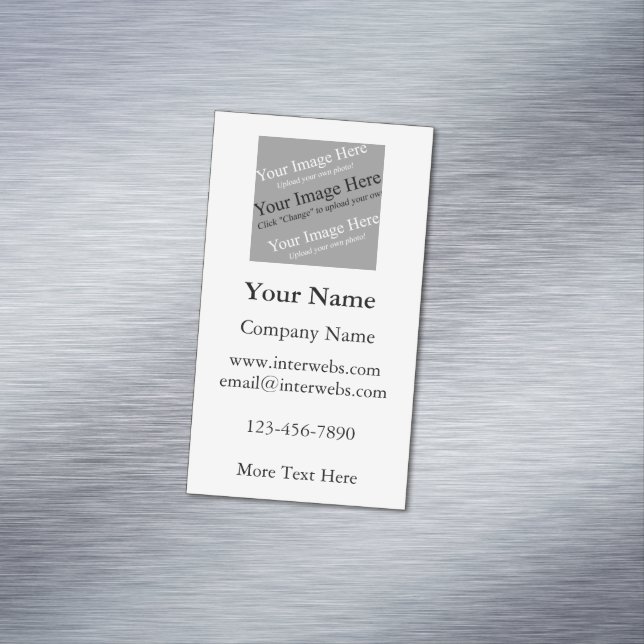 Carte de visite magnétique de l'image Carré person (In Situ)