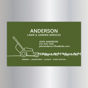 Carte de visite magnétique de nettoyage Home & Off