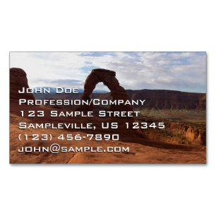 Carte De Visite Magnétique Delicate Arch I au Parc national des Arches