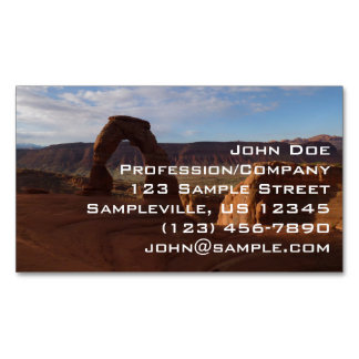 Carte De Visite Magnétique Delicate Arch II au Parc national des Arches