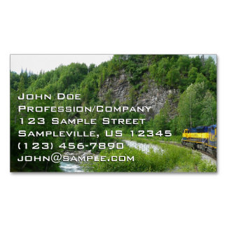 Carte De Visite Magnétique Denali Express Alaska Train Vacation Photographie